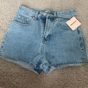 Superdown/ Revolve denim shorts